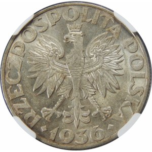 5 złotych 1936 Żaglowiec