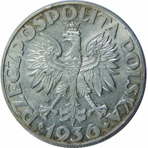 5 złotych Żaglowiec 1936 