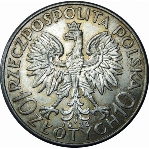 10 złotych 1932 Głowa Kobiety BZM