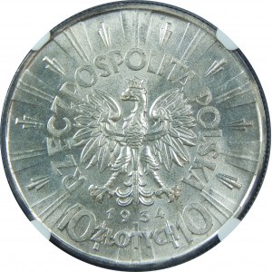 10 złotych 1934 Piłsudski 