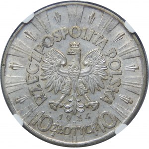 10 złotych 1934 Piłsudski 