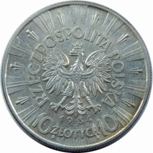 10 złotych 1934 Piłsudski 