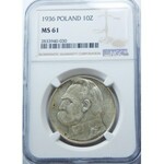 10 złotych 1936 Piłsudski 