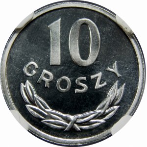 10 groszy 1981 Lustrzanka 