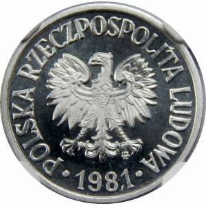 10 groszy 1981 Lustrzanka 
