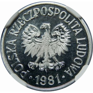 20 groszy 1981 Lustrzanka 