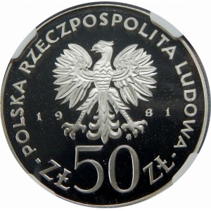 50 złotych 1981 Bolesław Śmiały Lustrzanka 