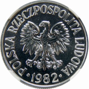 50 groszy 1982 Lustrzanka 