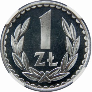 1 złotych 1982 Lustrzanka 