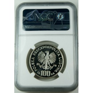 Próba 100 złotych 1978 Bóbr 