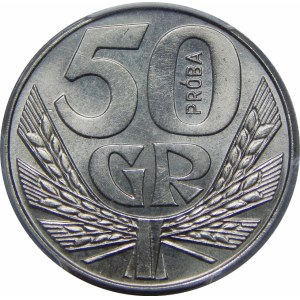 Próba Nikiel 50 groszy 1958 