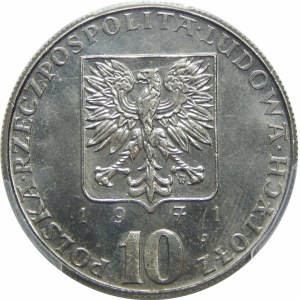 Próba Nikiel 10 złotych 1971 FAO