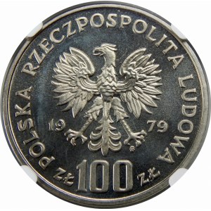 Próba Nikiel 100 złotych 1979 Wieniawski 