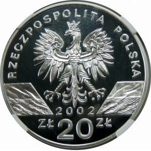 20 złotych 2002 Żółw Błotny 