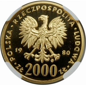 2000 złotych 1980 Lake Placid 