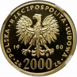 2000 złotych 1980 Kazimierz Odnowiciel