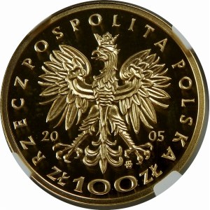 100 złotych 2005 August II Mocny 