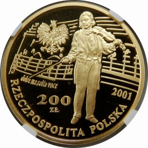 200 złotych 2001 Henryk Wieniawski 