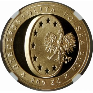 200 złotych 2004 Wstąpienie Polski do UE