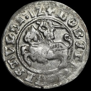 Sigismund I the Old, Half-grosz, 1512, Vilnius—no mark—rare