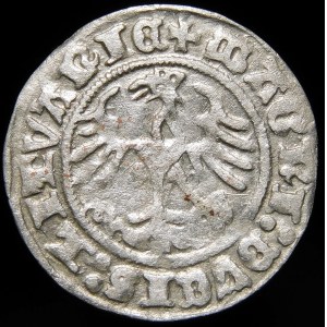 Sigismund I the Old, Half-Grosz 1512, Vilnius – oblique colon