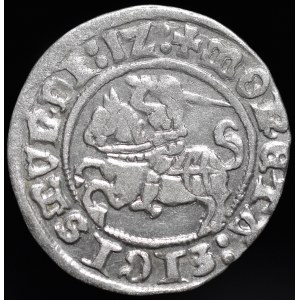 Sigismund I the Old, Half-grosz, 1512, Vilnius - colons
