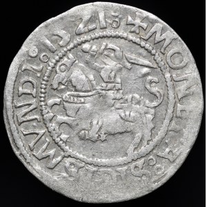 Sigismondo I il Vecchio, mezzo grosz del 1521, Vilnius – senza marchio – raro