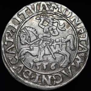 Sigismond II Auguste, demi-groat de 1556, Vilnius - LI/LITVA