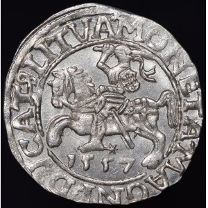 Zygmunt II. August, polgroš z roku 1557, Vilnius – LI/LITVA
