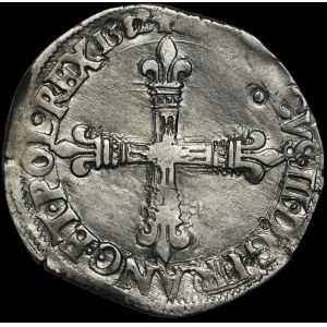 Henryk Walezy, 1/4 Ecu 1582 T, Nantes