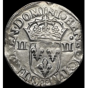 Henryk Walezy, 1/4 Ecu 1582 T, Nantes