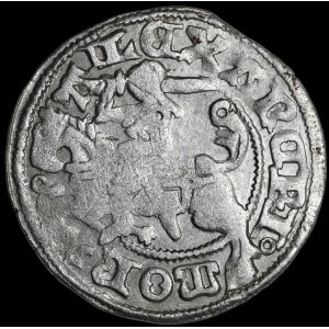 Alexander Jagiellon, Vilnius Half-Groschen – Gothic – mirrored D – very rare