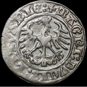 Sigismund I the Old, Half-Grosz, 1512, Vilnius—slash, period—rare