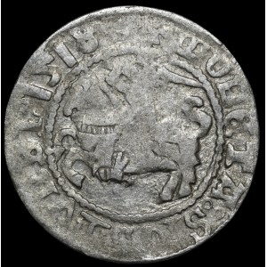 Sigismund I the Old, Half-Groschen, 1518, Vilnius—SIGSMVNDI error—very rare