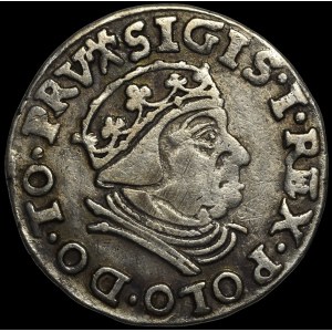 Sigismund I the Old, Trojak 1539, Gdańsk - variant