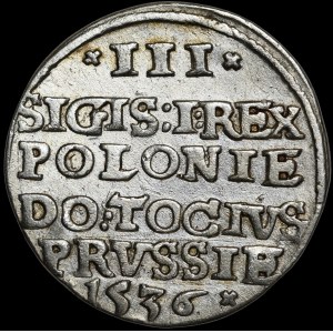 Sigismund I the Old, Trojak 1536, Elbląg