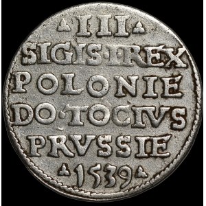 Sigismund I the Old, Trojak 1539, Elbląg