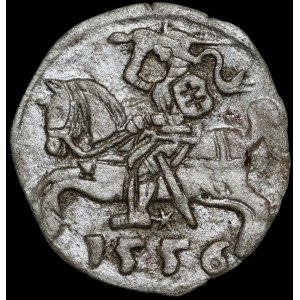 Zygmunt II August, Denar 1556, Wilno