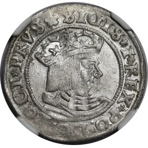 Sigismund I. der Alte, Groschen 1529, Toruń – Nachprägung – sehr selten