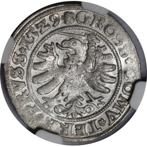 Sigismund I. der Alte, Groschen 1529, Toruń – Nachprägung – sehr selten