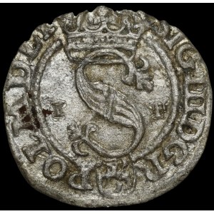 Zygmunt III Waza, Szeląg 1590 IF, Olkusz - b. rzadki