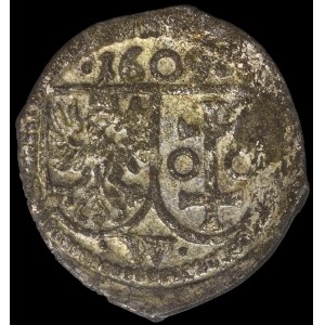 Sigismund III. Wasa, einseitiger Denar von 1609, Wschowa – selten und wunderschön