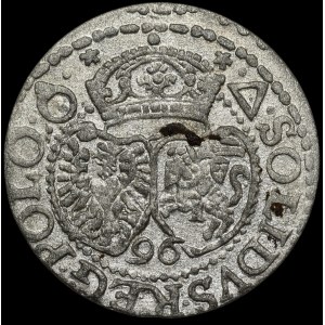 Sigismund III Vasa, Szeląg, 1596, Malbork
