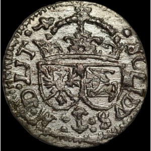 Sigismund III Vasa, Szeląg, 1616, Vilnius—three-leaf motif