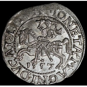 Sigismund II. August, Halbgroschen 1557, Vilnius – LI/LITVA – Variante