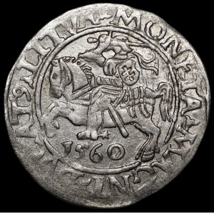Sigismondo II Augusto, mezzo grosz del 1560, Vilnius - DVX L/LITVA