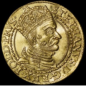 Stefan Batory, Dukat 1580, Gdańsk - b. rzadki i piękny