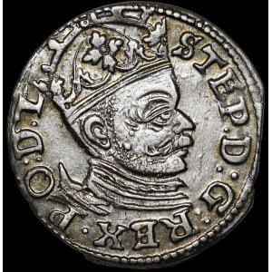 Stefan Batory, Trojak 1583, Ryga - rozety