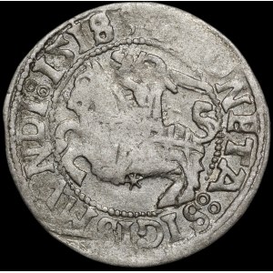 Sigismund I the Old, Half-groschen, 1518, Vilnius—Renaissance/Gothic—very rare