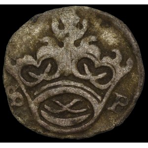 Sigismund I the Old, Undated denarius, Kraków - S-P